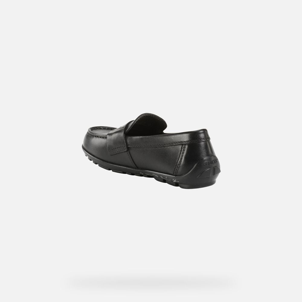 Mocassins Geox Menino Pretas - New Fast - PEUYT0516